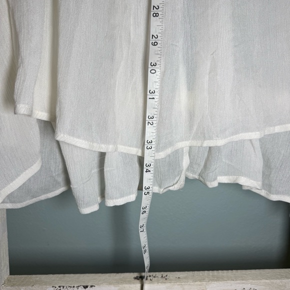 NWT Free People Juliet Duster Top Ivory OS - Picture 7 of 9